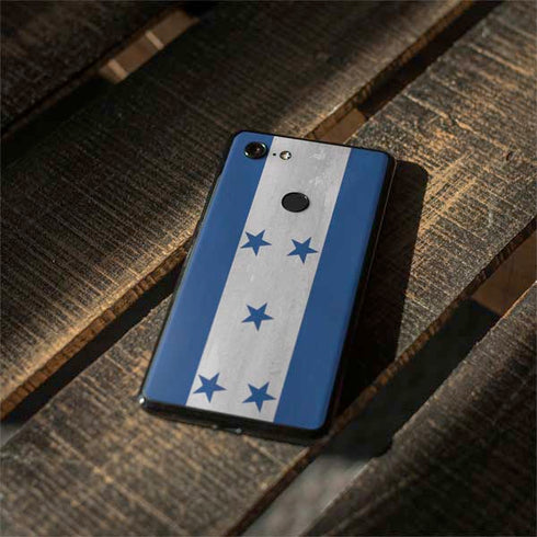 Honduras Flag Distressed Google Pixel 3 XL Skin